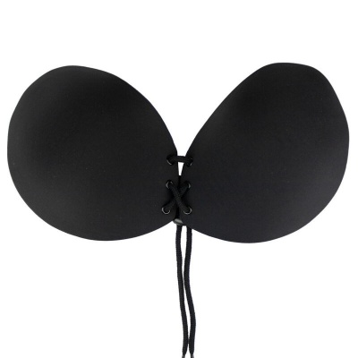 Bye Bra Adhesive Interlaced Black Cup B - image 4