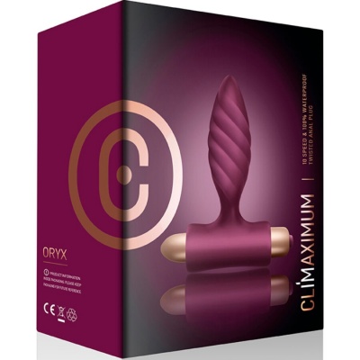 CLIMAXIMUM Oryx Twisted Anal Plug Vibrator - image 3