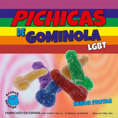 Pride Gummy Penis Fruits With Sugar Lgbt