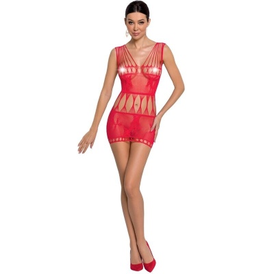 Passion Woman Bs090 Red Bodystocking One Size - image 1