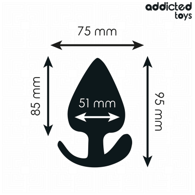 Addicted Toys Anal Plug Silicone Size XL 9.5 CM - image 4