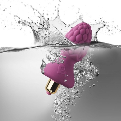 Rocks Off Ass-Berries Raspberry Anal Plug - image 3