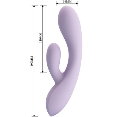 Pretty Love Rosolyn Rabbit Vibrator 10 Functions Purple - image 6