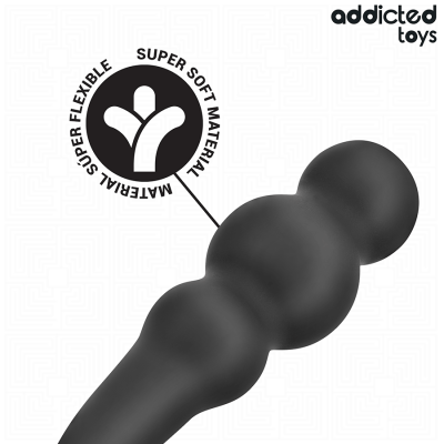 Addicted Toys Anal Plug with Ring Silicone Model 1 - image 4