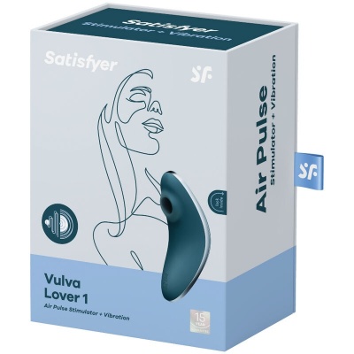 Satisfyer Vulva Lover 1 Air Pulse Stimulator Blue - image 4