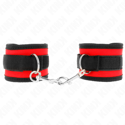 Kink Nylon Hook & Loop Restraints Red Black M2 18-35CM - image 2