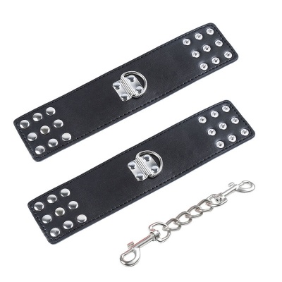 Ohmama Fetish Wrist Restraints Snap Metal - image 3