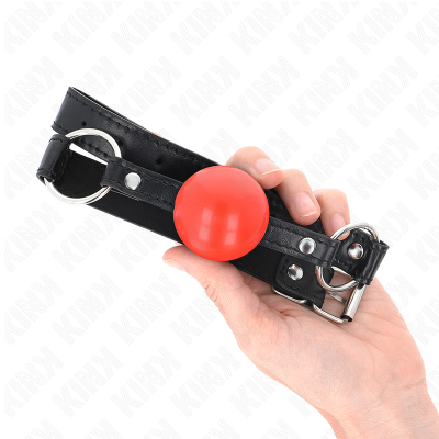 Kink Red Tpe Ball 4cm Gag - image 4