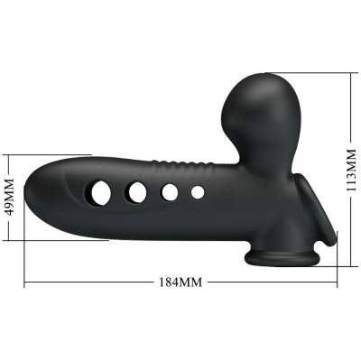Pretty Love Crane Penis Sleeve Airbag Black - image 12