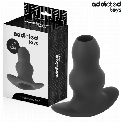 Addicted Toys Hollow Anal Plug Silicone XXL 15.2CM - image 1