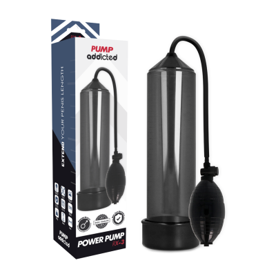 Pump Addicted RX3 Black Penis Pump Pump Addicted RX3 Black Penis Pump