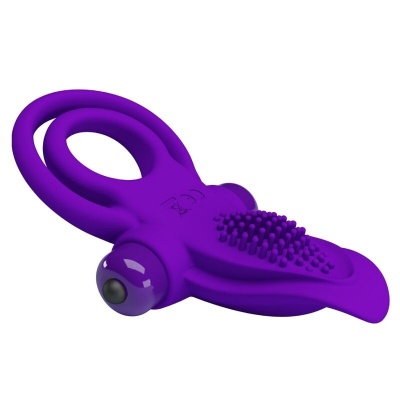 Pretty Love Purple Vibrating Penis Ring - image 5