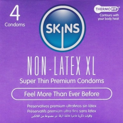 Skins Latex-Free Condoms XL 4-Pack - image 1