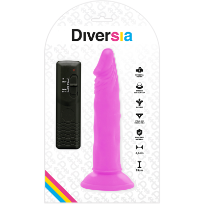 Diversia Flexible Vibrating Dildo Purple 23 CM - image 7
