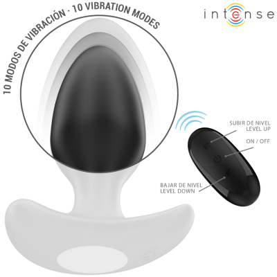Intense Joey Anal Plug 10 Vibrations Black - image 5