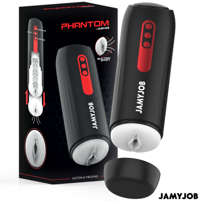 Jamyjob Phantom Automatic Masturbator 5 Suction Modes - image 2