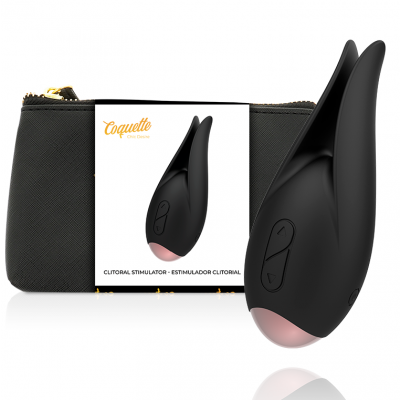 Coquette Chic Desire Clitoral Stimulator Black Gold Flower - image 1