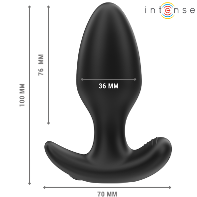 Intense Joey Anal Plug 10 Vibrations Black - image 3