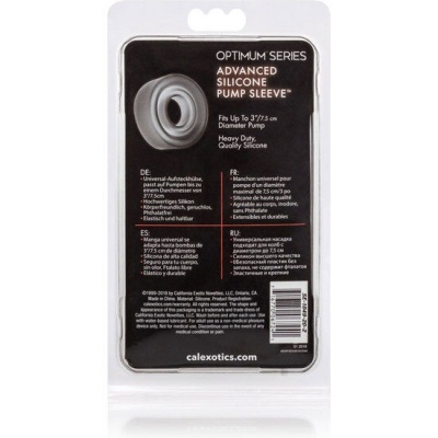 CalExotics Advanced Silicone Pump Sleeve, Black, 3 Inch - image 3