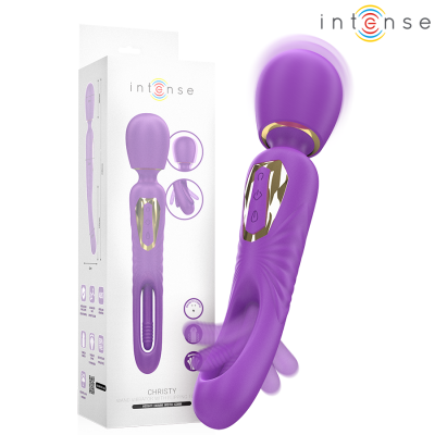 Intense Christy Vibrating Wand With Flipping Tongue