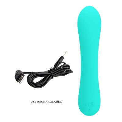 Pretty Love Prescott Rechargeable Vibrator Aqua Green - image 8