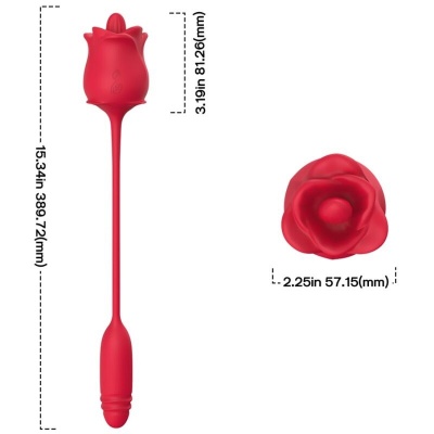 Armony 3-In-1 Pink Stimulator with Red Tail - image 4
