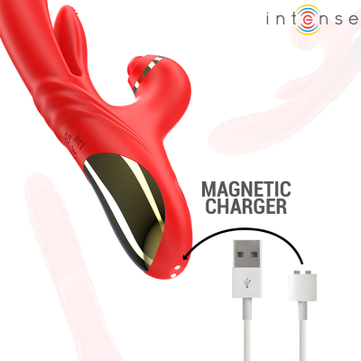 Intense Rosalia 3-in-1 Multifunction Vibrator - Red - image 7