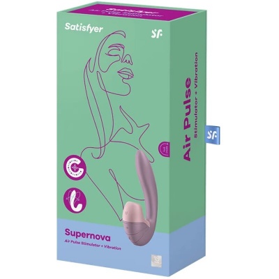 SATISFYER Supernova Air Pulse Vibrator Pink - image 3