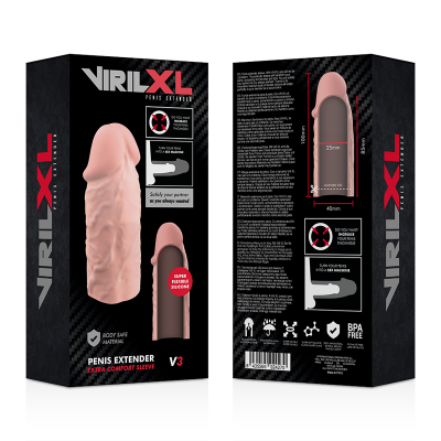 VirilXL Liquid Silicone Penis Extension V3, Natural - image 9