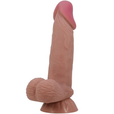 Pretty Love Sliding Skin Dildo Brown 19.4 CM - image 2