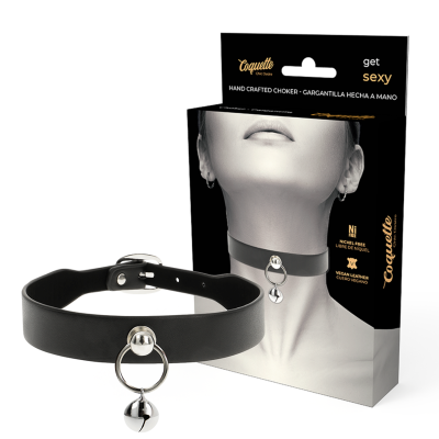 Coquette Chic Desire Vegan Leather Hoop Necklace - image 1
