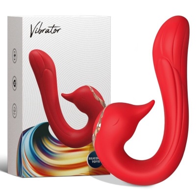 Armony Delfin Vibrator Multiposition Heat Red - image 5