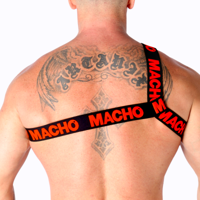 Macho Roman Harness Red S/M - image 4