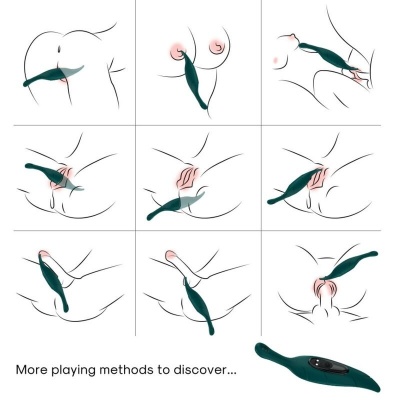 Armony Leaf Stimulator Vibrator Green - image 2