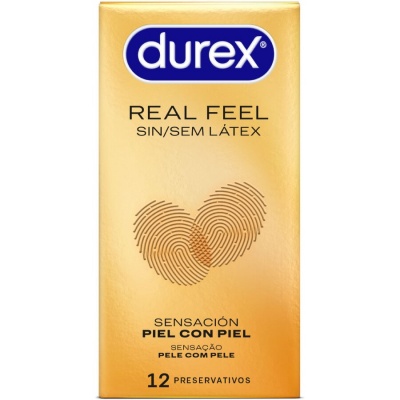 Durex Real Feel Latex-Free Condoms 12 Units - image 1