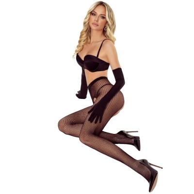 PASSION Tiopen 038 Black Tights 3/4 - image 3