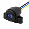 Afbeelding van MDV | Mini LED Voltmeter | 8-30V DC | Waterdicht IPX7 | Flush & Opbouwmontage | Wit LED Display
