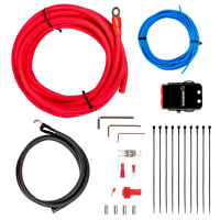 V35 | 100% Kupfer | 2 AWG / 35 mm² 100A Verstärker-Anschlussset