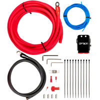 V35 | Kit Câbles Ampli | 2 AWG / 35 mm² 100A | 100% Cuivre