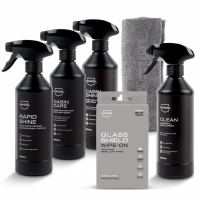 Clean & Coat Pack | RapidShine + Produits Int/Ext + Microfibre | Set 6 pcs