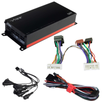 POWERBOX65.4-8MDSP-V3 + TAK-071 | Plug & Play DSP Verstärker | Nissan Mittel