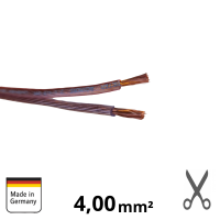 CXSC4 | OFC Lautsprecherkabel | 2 x 4mm² | Pro Meter