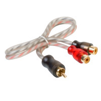 CLRCA2F1MB-V7 | RCA Y-Splitter 1M naar 2F | 1 Meter | Twisted Core | OFC