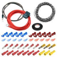 HL-SET4 | Hochwertiges OFC 12 AWG / 4mm² Kabelset mit Inline-Sicherungshalter | 30 Ampere