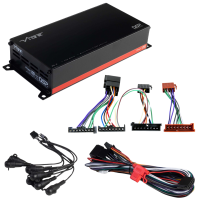 POWERBOX65.4-8MDSP-V3 + TAK-020 | Plug & Play DSP Verstärker | u. a. Ford 90er