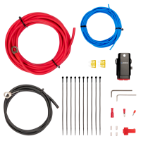 V10 | 100% Kupfer | 8 AWG / 10 mm² 60A Verstärker-Anschlussset