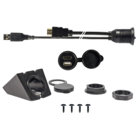 USB + HDMI Verlängerungskabel mit Gehäuse | Inklusive Montagematerial