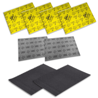 DOORKIT M | Dempingspakket voor 2 autodeuren | Ontdreunen en isoleren van 2 deuren