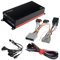 POWERBOX65.4-8MDSP-V3 + TAK-051 | Plug & Play DSP Versterker | o.a. Mitsubishi met Rockford Fosgate