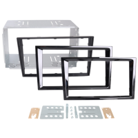 2-DIN Montagerahmen | Opel 2000-2014 | Glänzend Schwarz
